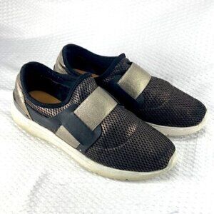 Vizzano Shoes Womens Size 7 Black Tênis Mesh Upper‎ Lightweight Slip-on Sneakers